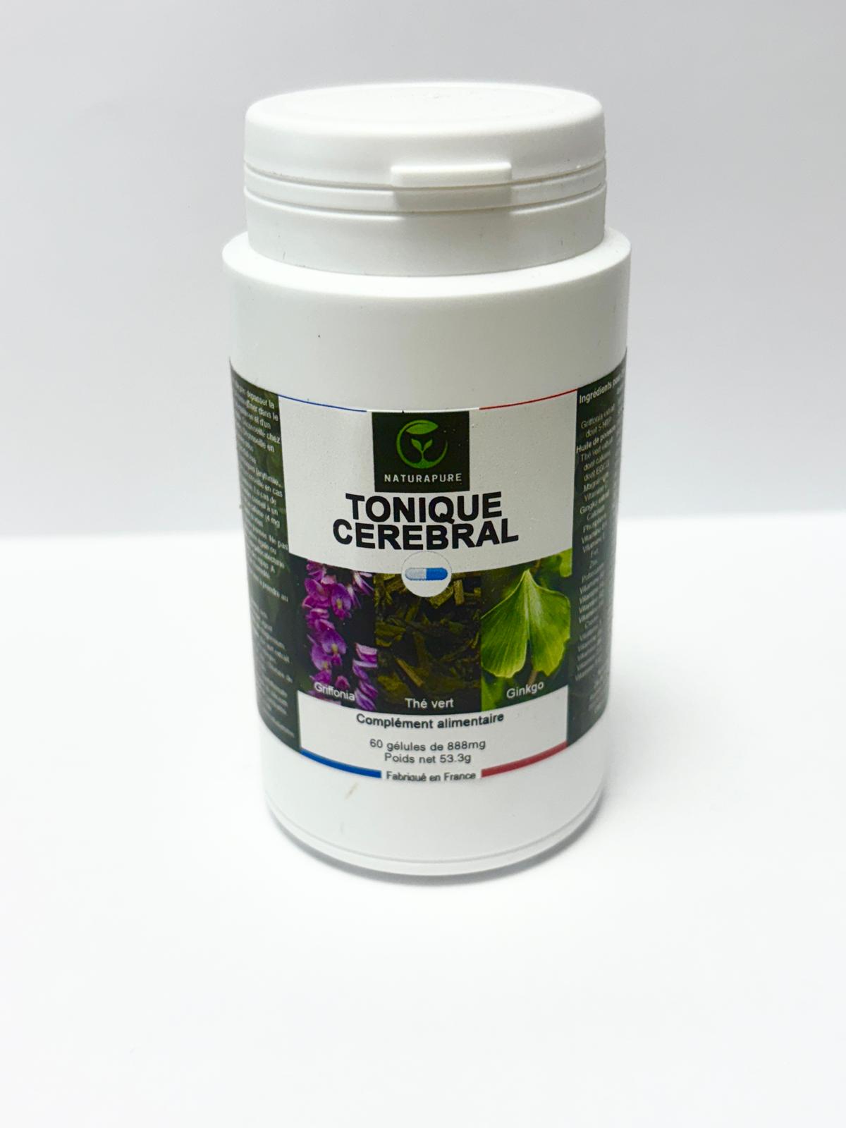 TONIQUE CÉRÉBRAL – Griffonia / Thé vert / Ginkgo